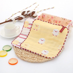 25 * 25 cm Puhast puuvillast ruudukujuline r&auml;tik 6-kihiline v&auml;ike r&auml;tik Lasteaia k&auml;ter&auml;tik marli taskur&auml;tik puuvillane v&auml;ike kandiline r&auml;tik s&uuml;ljer&auml;tik 25&times;25cm