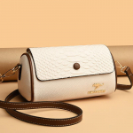 Krokodillinahast silinder naiste &otilde;lakott Br&auml;ndi Luksuslik Disainer K&auml;ekott Pehmest Nahast K&auml;ekott Mood Crossbody Bolsas sinine