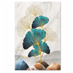 Moodne Luksus Ginkgo Lehega L&otilde;uendimaal Plakat Kuldne Taimed P&otilde;der Kunstiprint J&otilde;ulud Dekoratsioon Pilt Esteetiline Toa Seinakujundus 20x30cm No Frame