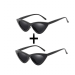 2tk Candy Colors P&auml;ikeseprillid Cat Eye P&auml;ikeseprillid Br&auml;nd Disainer Mood Meeste Naiste Prillid UV400