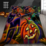 3D uus Halloweeni voodipesukomplekt, &otilde;udus, naljakas tekikattega padjap&uuml;&uuml;r 2 v&otilde;i 3 AU/EU/DE/ES t&auml;issuuruses pehme kodukaunistus Baby 100x135cm