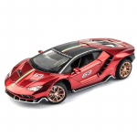 1/24 Scale LP770 sportlik v&otilde;idus&otilde;idu metallist survevalu mudelauto, tagasit&otilde;mmatavad s&otilde;idukid koos valguse ja heliga m&auml;nguautodega lastele vanuses 3 aastat ja vanemad 1/24-21x9.5x5.1cm punane