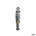 2 tk universaalsed suure j&otilde;udlusega 135mm/160mm/180mm/200mm tagumised amortisaatorid elektrilised jalgrattat&otilde;ukerattad, E bike vedru taga 135mm
