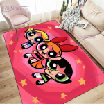 Cartoon Carpet Powerpuff Girls Prindi Elutuba Magamistoa Sisustus Vaip Vannituba Libisemiskindel vaip P&otilde;randamatt Esikus 40cm x 60cm