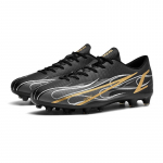 32-47 Unisex madala otsaga pika naelaga jalgpallijalatsid poistele ja t&uuml;drukutele Kunstmurust praktilised treeningjalatsid 32 must