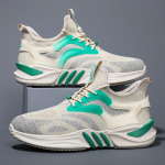 Meeste v&otilde;rkjalatsid 2023. aasta suvi, uus trend, hingavad spordijalatsid N&ouml;&ouml;ritavad noorte &uuml;li&otilde;pilasjalatsid 39 beež