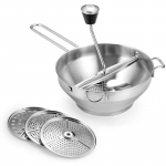 Kartulip&uuml;ree k&otilde;rvitsa-k&ouml;&ouml;giviljap&uuml;ree pressimist&ouml;&ouml;riist Roostevabast terasest veski Puuviljad Toidu purustamise t&ouml;&ouml;riistad Aksessuaarid