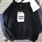 S-Sonic Youth Music Band Harajuku Pusad Unisex Mood Punk N&auml;gus Unisexga Printiga dressipluus Multikas Lahe poiss Disainitunnetus t&auml;is 2XL
