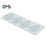 Kerge &scaron;okolaadivormi toidukvaliteediga kaasaegne ananassi puuviljalaastud silikoonfondant pitsvorm