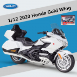 1/12 Scale Welly 2020 Honda Gold Wing Diecast mootorrattamudel raskeveokite reisimootorratta sulamist m&auml;nguautode kollektsiooni kingitus lastele 1/12-21.6x11.8x8.8cm