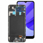 LCD-ekraan Puuteekraaniga digiteerimisraam Samsung Galaxy A20 SM-A205U jaoks