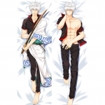 Jaapani anime Dakimakura GINTAMA Sakata Gintoki lahe poiss, kes kallistab keha padjap&uuml;&uuml;ri padjap&uuml;&uuml;ri, pikk padja kate Drop ship 40x120cm peach skin