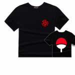 Anime Uchiha MadaraS Eternal Mangekyou Sharingan T-s&auml;rgid Puuvillased Basic T-s&auml;rgid S