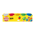 My Little Tiger Dough Clay v&auml;rvipakk, 1 pakk, segatud v&auml;rvid, Korea m&auml;nguasjatarvikud yellow