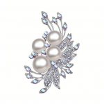 Naiste Mood Pross Pin S&auml;rav Inlay Faux Pearl Pross Elegantne M&auml;rk K&auml;ekott Kampsun &Uuml;likond Sall Kaunistus R&otilde;ivad Aksessuaarid Peoehted Kingitus roosa kuldne v&auml;rv