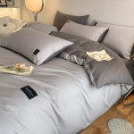 Ins stiilis &uuml;hev&auml;rviline kaheosaline puuvillane neljaosaline puhas puuvillane tekikate voodilina kolmeosaline komplekt 1.2m bed sheet 3pcs