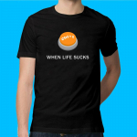 Kui elu imeb Lihtsalt Ctrl Z Unisex T-s&auml;rk S