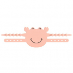 Ukse summuti m&uuml;ra v&auml;hendatud vaikne ukse sulgemispadi elastse rihmaga ukseluku kattega kergete magajate v&auml;ikelaste turvalisuse tagamiseks roosa