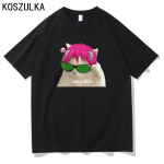 Kuum Anime Saiki K T-s&auml;rk Kvaliteetne puuvillane Tees&auml;rk Suve T-s&auml;rgid Graafilised Sudaderas Kusuo Unisex/naiste Hip Hop Pusad Unisex L