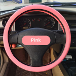Auto suvine universaalne silikoonist rooliratta kate Elastne kindakate Tekstuur Pehme mitmev&auml;rviline autokaunistus DIY tarvikud roheline