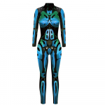 Punk Gothic Jumpsuit Catsuit Sexy Women Cosplay Kost&uuml;&uuml;mid Halloween Bodysuit L