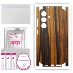 apgo Nahakleebiskile fooliumvin&uuml;&uuml;l Samsung Galaxy S24-ga &uuml;hilduvatele TAGA-+K&Uuml;LGEdele, kriimustuskindel, lihtne paigaldada - Tigerwood