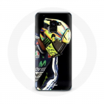 &Uuml;mbris Samsung Galaxy A8 Plus Valentino Rossi number 46 mootorratta kiirusjuhi jaoks