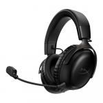 HYPERX Cloud III juhtmevabad &ndash; m&auml;nguri peakomplekt PC-le, PS5-le, PS4-le, kuni 120-tunnise akuga, 2,4 GHz juhtmevaba, 53 mm nurga all olevad draiverid, vastupidav raam, must/punane must