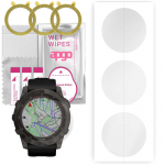 3x apgo Hydrogel Screen Protector for Garmin Fenix 7X 51mm, Hydrogel Film, with positioning layer easy installation