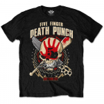 Five Finger Death Punch Zombie Killer Black Rock Metal Tee Ffdp Unisex T-s&auml;rk S