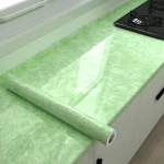 Marmorist k&ouml;&ouml;gi &otilde;likindel kleebis Alumiiniumfoolium k&otilde;rge temperatuurikindel tapeet veekindel isekleepuv m&ouml;&ouml;bli renoveerimise kleebis 2*0.6m