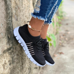 Hingavad kootud v&otilde;rk-tennised naistele - Kerged paeltega jooksujalatsid 37 roheline