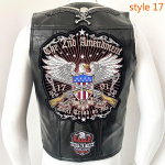 Euroopa Harley mootorrattavest Nahast vest s&otilde;idujakk Meeste nahast &otilde;lg Bio Green Magic tikandid m&auml;rgi disain XXXL