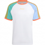 Adidas Originals Trefoil Enjoy Raglaaniga Triibuline Spordi L&uuml;hikeste Varrukatega T-s&auml;rk Meeste Topid Valge IT8190 S