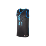 Nike NBA Swingman City Edition S&auml;rk 2018-2019 Hooaeg Dirk Nowitzki Dallas Mavericks Nr. 41 Meeste s&auml;rk Must AJ4604-060 S
