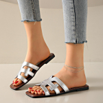 Uued moodsad sussid naistele seksikad lamedad sandaalid vabaaja naiste liivarannasussid Elegantsed kalasuu sussid Naiste sussid 39