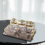 Eelroa taldrik kommip&auml;hklite serveerimiskauss vitriin, kaasaskantav suupistevaagen kuivatatud puuviljade kandik hall v&auml;rv