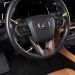 Siseviimistlused Roolikate Tarvikud Lexus RX 350 RX 500h 2023 NX 250 NX 350 NX 350h NX 450h 2022 2023 jaoks (S&uuml;sinikkiust prinditud) Grain Pattern