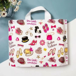 50 tk plastikust k&auml;ekottide riiete kauplus Ostlemine pakend kingituste hoiukoht kaasaskantav v&auml;rvipood universaalsed kotid &auml;ritasku jaoks 30x20x8cm