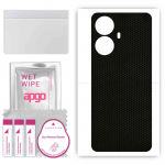 apgo Protective Skin Sticker for the back compatible with Realme 10 Pro Plus, Wrap Film, Foil, Vinyl - Pattern Matrix