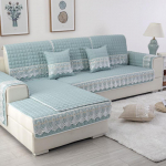 Four Seasons universaalne harjatud kangast pitsist diivanipadi, paksendatud libisemiskindel padi, kaasaegne lihtne diivani kate, t&auml;ielikult kaetud 70*70