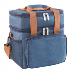 Isoleeritud suur s&ouml;&ouml;gikarp, kahekordne raskeveokite l&otilde;unakott, lekkekindel k&uuml;lmkott, sobib meestele ja naistele T&auml;iskasvanud Lennu rannap&auml;evareis One Size tumesinine