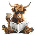 Ajalehtede lugemine Jaki WC kleebis Eemaldatav isekleepuv veekindel PVC elutuba Vannitoa seinakunst Lehma tualeti kaane kaunistuskleebis A