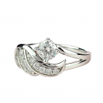 Suurep&auml;rased &otilde;&otilde;nsad r&otilde;ngask&uuml;ljega inkrusteeritud tsirkoonist sulgedega naiste ehted D h&otilde;be