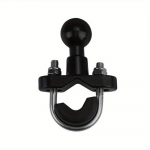 Mootorratta peentoru kuulpea tahavaatepeegel Fikseeritud kuulpeaga mobiiltelefoni alus Juhtraua U-lukuga juhtraua muudetud osad 1pc must