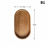 Lauan&otilde;ud t&auml;ispuidust magustoidutaldrik Jaapani stiilis puidust kandik suupistetaldrik