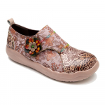 Naiste Segav&auml;rvilised Naiste Retro etnilises stiilis vabaajajalatsid Pehmed naiste lapilised jalatsid 37 khaki