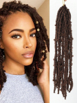 Butterfly Locs heegeldatud juuksed 14 tolli eelsilmustega raskustega Locs heegeldatud punutised 14inch