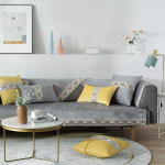 Neli aastaaega Diivanipadi R&auml;tik Universaalne Nahk &Scaron;enill Jacquard Valge Tikitud &Auml;&auml;r Diivanikatted Moodne Lihtne Libisemisvastane 45x45cm pillowcase hall