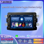 7'' Auto raadio Android Carplay Renault Dacia Duster Logan Sandero Lodgy jaoks Auto multimeediapleier Autoradio 2+64GB 1+32GB must